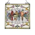 thumbnail image 2 of Lighting KUNO Tiffany-style Animal Design Window Panel 24" x 25", 2 of 4