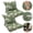 Floral, variant on JOVELL Outdoor Deep Seat Cushions Set of 2, 4 Inch Thick Waterproof Patio Furniture Cushions, Fade Resistant Cushions for Wicker Chair, Sofa, Couch, Gray, 1-Pack