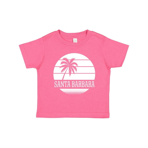 Inktastic Santa Barbara California Palm Tree Boys or Girls Toddler T-Shirt
