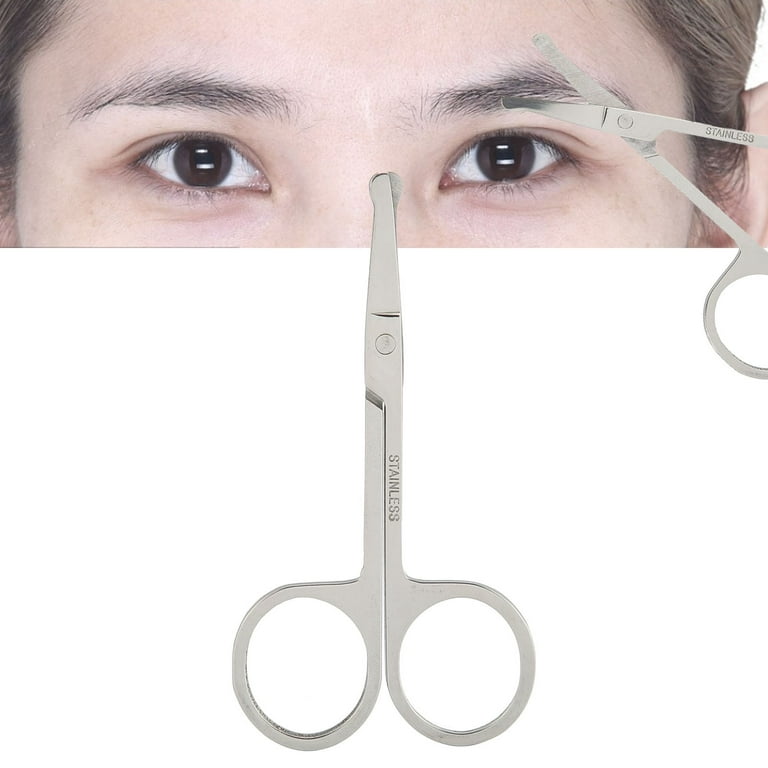 Eyebrow Scissors, Cute Professional Stainless Steel Nose Hair Scissors For  Men For Ear Hair For Women For Mustache 