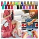 thumbnail image 5 of 50 Piezas Llavero Borlas Cuero Multicolor Colgantes Joyería Flecos Artesanía Sunnimix borla llavero espacios en blanco, 5 of 8