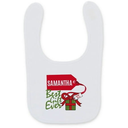 Personalized Baby Christmas Gift Bib (Best Personalized Baby Gifts)