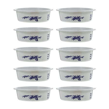 10pcs Plastic Hydroponic Planting Basin Water Lily Narcissus Planting Bowls