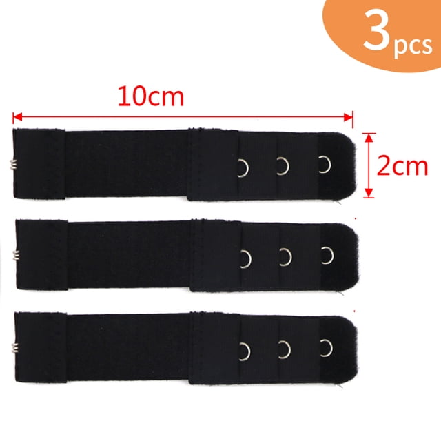 3PCS Hooks Bra Extender for Women‘s Elastic Bra Extension Strap Hook Clip Expander Adjustable Belt Buckle Intimates LUHAN