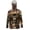 Deer Camo Hunting Forest, variant on Men's Fishing Rash Guard, Sun Protection Long Sleeve Fishing Shirt Pullover with Mesh Face Mask Sun Protective Shirt Summer Outfits for Outdoor, L, Shark Black