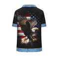 thumbnail image 5 of SCSAlgin American Flag T Shirt Women Fourth July Shirts America Flag 250th Birthday Crew Neck Tee Tops, 5 of 6