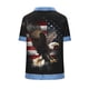 thumbnail image 5 of Mujeres de Verano Tops Casual Cuello Redondo de Moda Pascua No Posicionamiento Impreso Manga Corta Solapa Superior para el Hogar Y el Uso Diario, 5 of 7