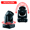 thumbnail image 5 of Cabeza Móvil Led 90w Rgbwa Atico Con Efecto Arcoíris Dmx, 5 of 5