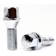 thumbnail image 2 of Set of 20 Veritek 14x1.5mm Chrome 2.16 Inch 28mm Shank 17mm Hex Conical Seat Wheel Lug Bolts for Aftermarket Custom Wheels Only Mercedes Audi VW, 2 of 2