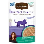Rachael Ray Nutrish Purrfect Broths Wet Cat Food Complement, 1.4 Ounce Pouch (Pack of 24), Grain Free