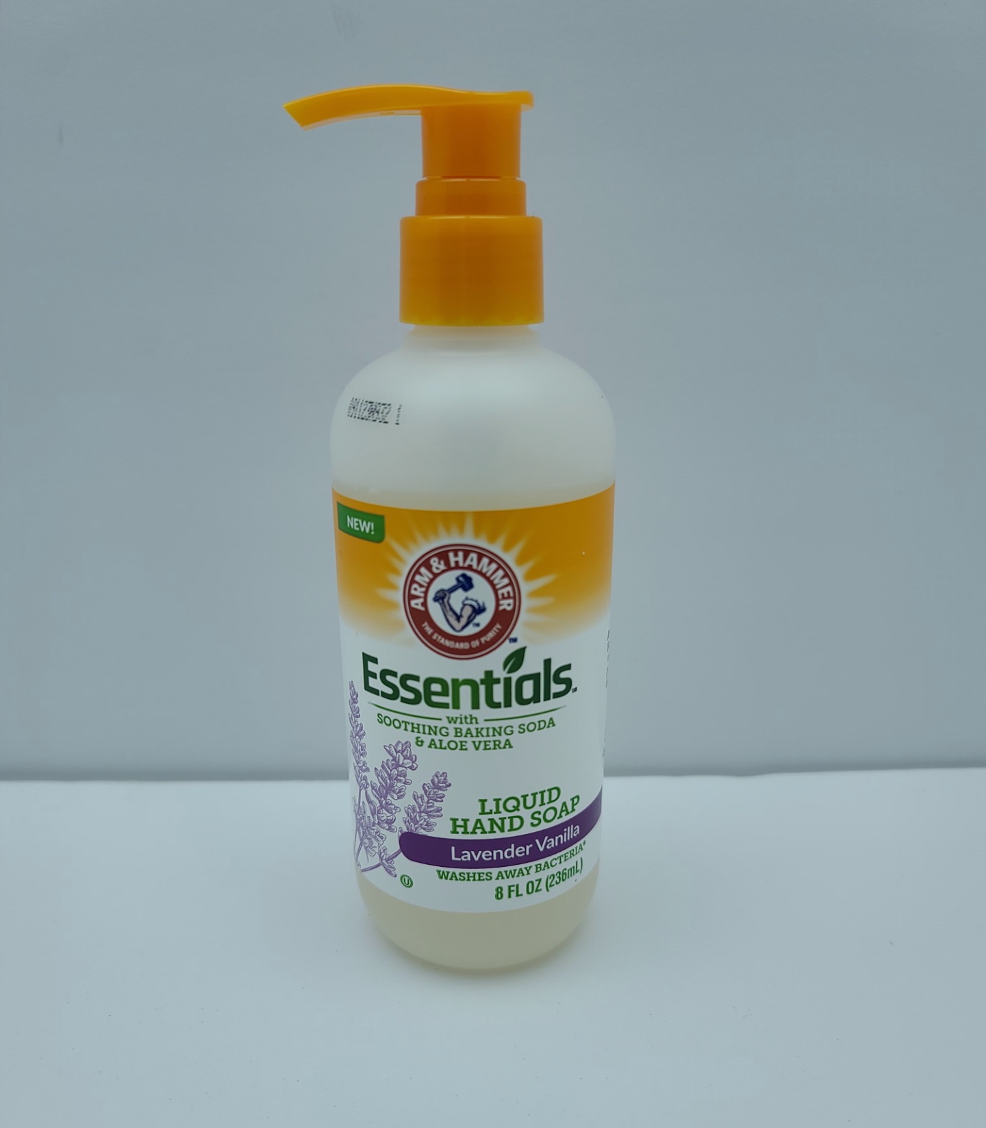 Arm & Hammer Essentials Liquid Hand Soap Pump 8oz Lavender Vanilla Aloe