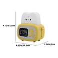 thumbnail image 3 of Battery Led Lights,Usb To Usb Cable,Toaster Alarm Clock Countdown Luminous Clock Usb Rechargeable Companion Sleep Timer Led Dimmable Bedside Night Light,Night Light Lamp,Battery Alarm Clock, 3 of 7
