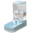 thumbnail image 1 of Dispensador automático de agua y comida por gravedad para perros y gatos con cuenco para comida para mascotas, 1 of 5