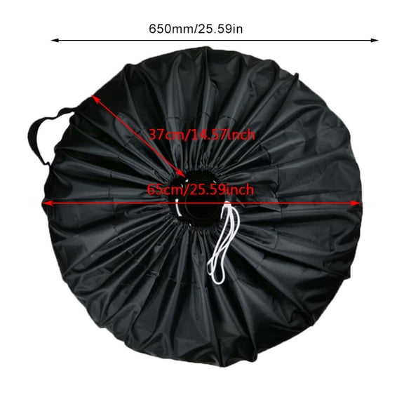 Universal Car Spare Tire Cover Tyre Wheel Storage Bag Fit Van Caravan Truck-S:65*37