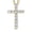 4-Cross 14K Gold, variant on Cross Necklace for Women 1.2 Carat Moissanite Cross Pendant 925 Sterling Silver Christmas Easter Christian Jewelry Gifts