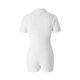 thumbnail image 4 of VISgogo Mono para Mujer, Manga Corta Color Sólido Rayas Texturizadas Slim Fitting Body Short Playsuit VISgogo  moda, 4 of 9