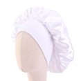 thumbnail image 1 of ITFABS Baby Unisex Bath Shower Caps, Solid Color Elastic Wide Brim Sleeping Hat, 1 of 3