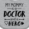 thumbnail image 4 of Inktastic My Mommy is a Doctor and a Hero Boys or Girls Baby Bib, 4 of 4