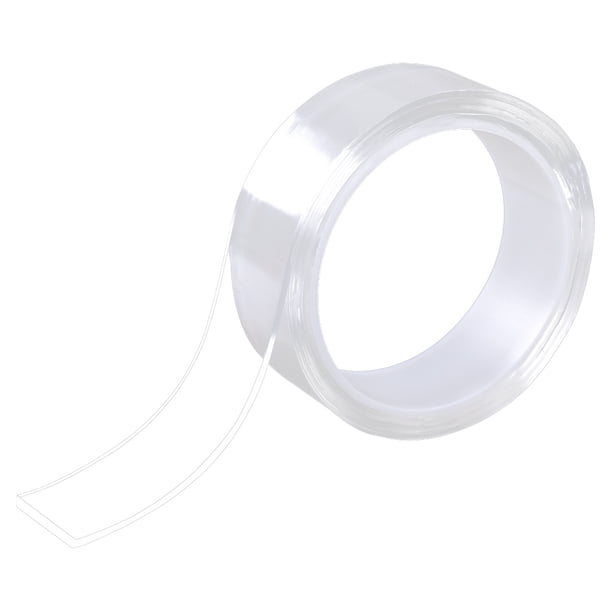 Cinta adhesiva de doble cara transparente, reutilizable, sin dejar rastro, extraíble, de 1 metro 1 metros