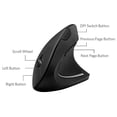 thumbnail image 1 of Anker 2.4G Wireless Vertical Ergonomic Optical Mouse, 800 / 1200 / 1600 DPI, 5 botones para computadora portátil, computadora de escritorio, PC, MacBook - Negro (renovado), 1 of 2