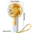 thumbnail image 3 of Needhep Personal Fan With Power Bank,Handfan Portable Fan, Small Table Fans For Bedroom, Room Fans for Air Circulation, Small Standing Fan (C), 3 of 3