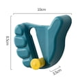 thumbnail image 3 of LOVIVER Thumbs up Shaped Broom Hanger Storage Rack Practical Clip Mop Organizer for Home Blue, 3 of 8