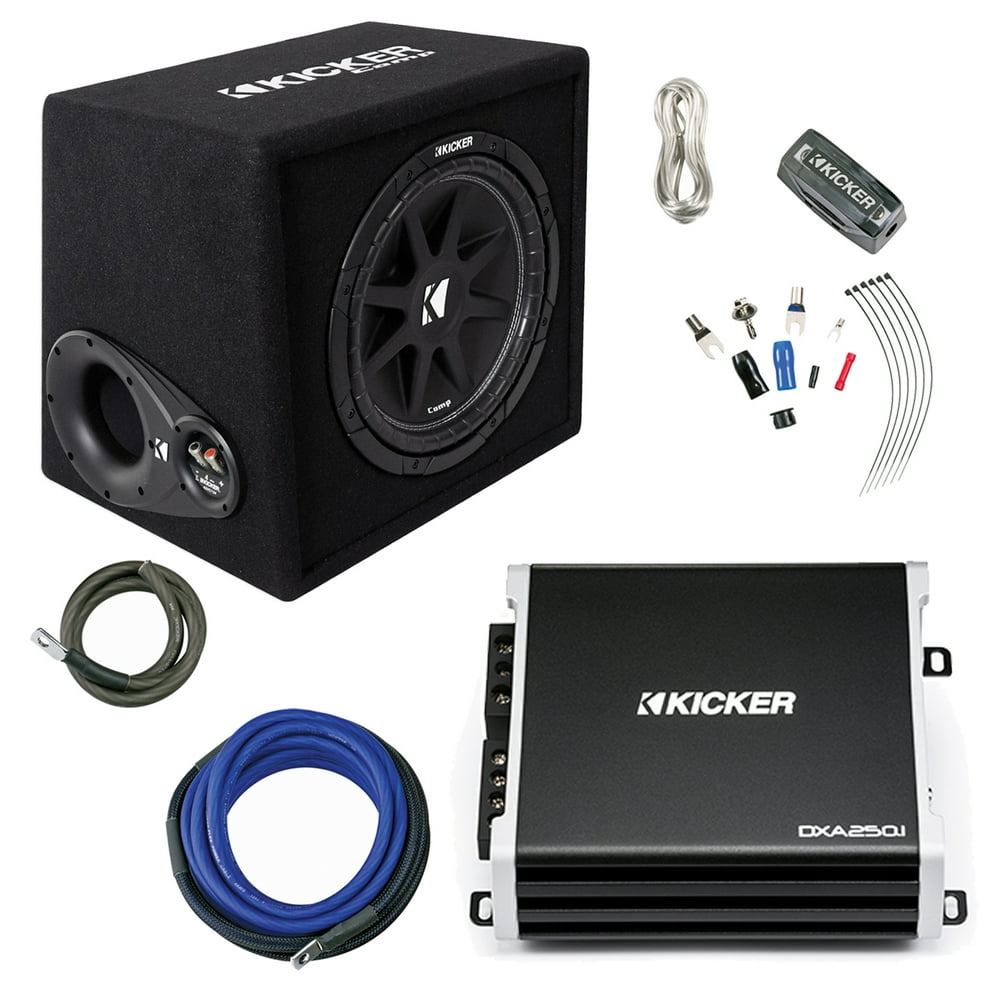 Kicker 12" Comp 300 Watt 4 Ohm Vented Pre-Loaded Subwoofer Enclosure