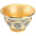 thumbnail image 1 of 26-27 7X3.6cm golden religious altars 1pc temple copper bowl water offering bowl buddhist water container, 1 of 2