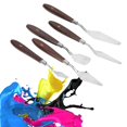 thumbnail image 4 of LAFGUR Palette Knife, 5pcs Painting Spatulas, For Paint Painting Tool Oil Painting Pigment Tool, 4 of 8