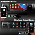thumbnail image 3 of [Wireless] Alondy Single Din Car Stereo,Compatible with Wireless Apple CarPlay Android Auto,Type-C USB,6.9" Touchscreen,Mirror Link,Backup Camera,Bluetooth Voice Control DSP AM/FM Radio, 3 of 8