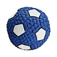 thumbnail image 1 of JUNWELL Pet Chew Toy - Pet Dog High Elastic Cotton Stuffed Ball Toy Sounding Soccer Rugby for Small Medium Dogs  Home  Girls Room Decor, 1 of 1