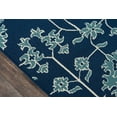 thumbnail image 3 of Floral Baja Outdoor Rug in Blue - Rectangle 2'3" X 4'6", 3 of 5