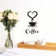 thumbnail image 4 of Pegatinas de pared nuevas y hermosas tazas de café, calcomanías artísticas de té y café, pegatinas de vinilo para pared, 2 unidades, 4 of 7