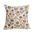 thumbnail image 3 of Decorative Throw Pillow Cover, Farmhouse Tropical Floral Linen Cushion Case for Sofa Couch, Boho Style Outdoor Home Pillowcase, 3 of 3