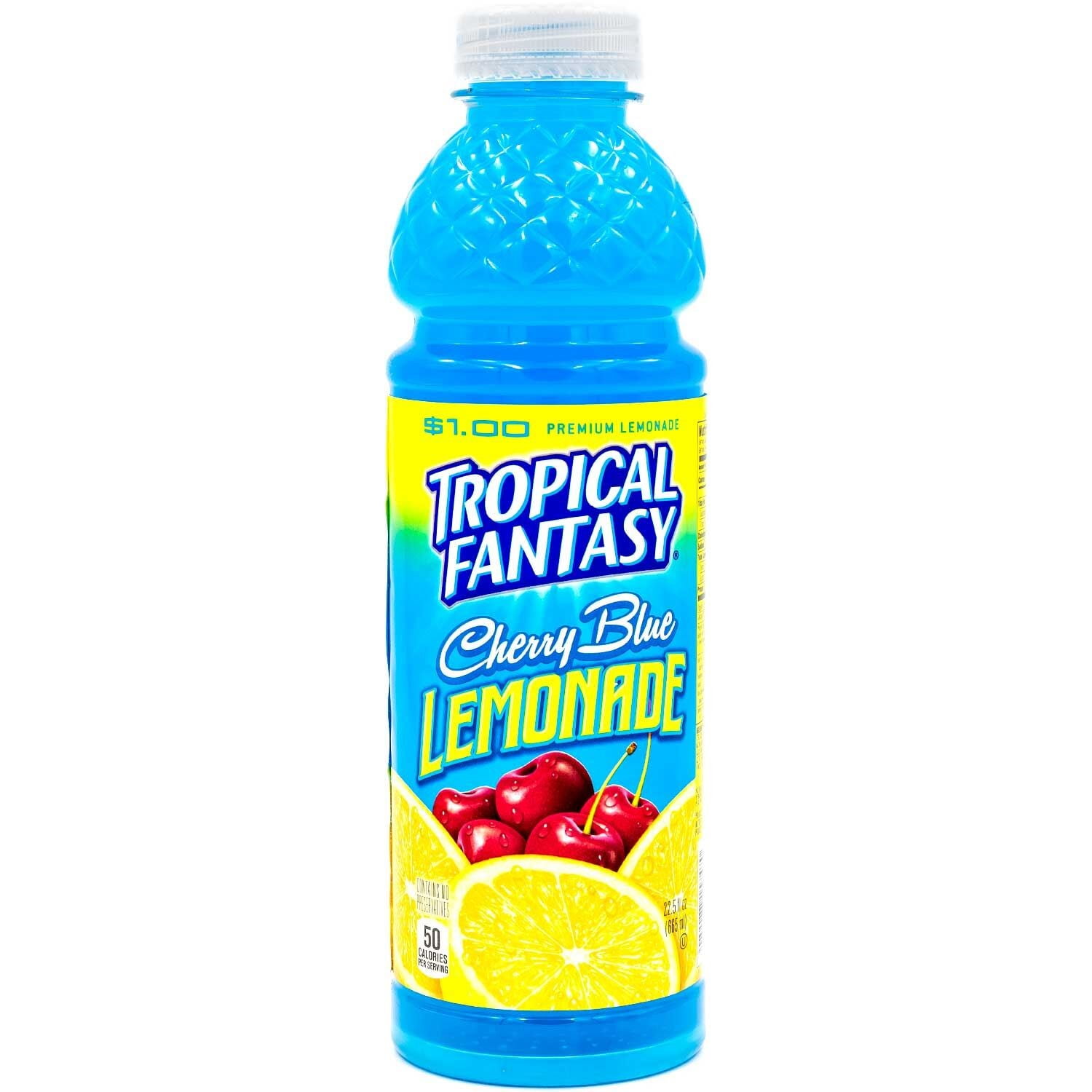 Tropical Fantasy Premium Lemonade, Cherry Blue, 22.5 Fl Oz - Walmart ...