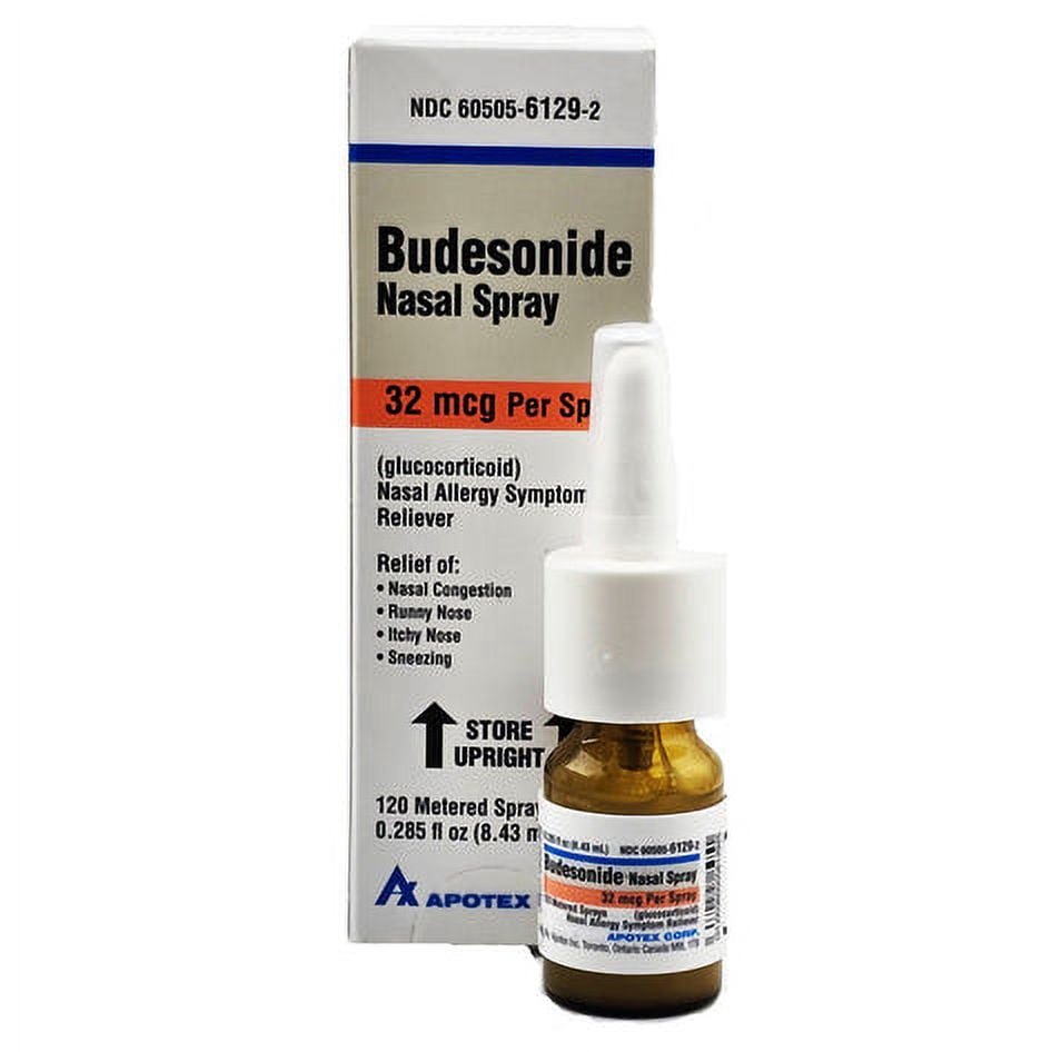 Nasal Spray for Allergy, Nasal Congestion, Runny Nose, Itchy Nose, and Sneezing, 32 mcg, 120 Metered Sprays | 3PK