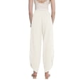 thumbnail image 6 of MINTREUS Womens Baggy Wide Leg Harem Pants Casual Elastic Waisted Palazzo Pants with Pockets, 6 of 7