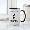 thumbnail image 4 of CafePress - I'd Rather Be Resting - 15 oz Ceramic Large White Novelty Mug, 4 of 4