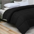 thumbnail image 3 of DNG Creations 1 Piece Damask Stripe Comforter 100% Egyptian Cotton 550 GSM Filling ( Oversized Queen Size ) All Season 800 Thread Count - Stripe Black Colour, 3 of 6