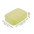 thumbnail image 4 of Unique Bargains 1 Pc Seal Large Soap Holder with Cover Green Soap Holder for Bathroom 4.41"x3.07"x1.5", 4 of 6