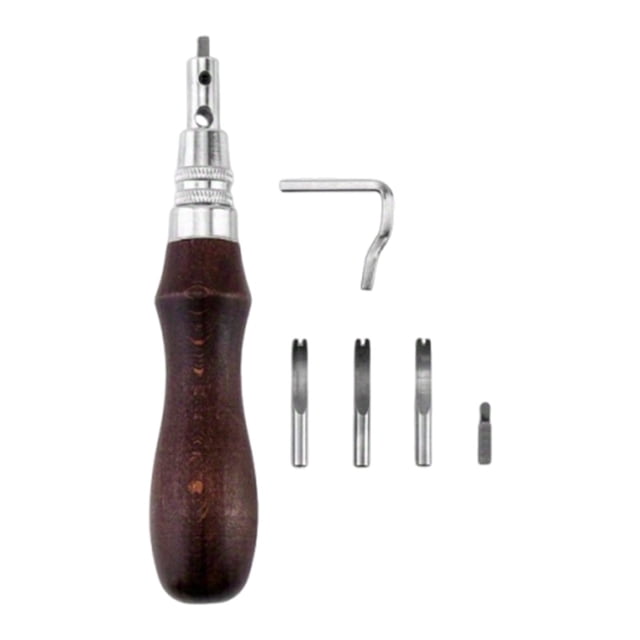 Herramienta ranuradora de cuero 7 en 1, fácil de usar para trabajos de marroquinería, robusta, duradera, multifuncional, premium, portátil,