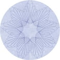 thumbnail image 1 of Ahgly Company Indoor Square Patterned Lavender Blue Area Rugs, 3' Square, 1 of 1