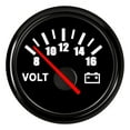 thumbnail image 2 of Voltage Volt Meter Gauge 8-16 Volts Caravan Boat Instruments Marine Voltmeter For Auto Parts Car Gauges White 52mm Motorcycle, 2 of 7