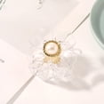 thumbnail image 2 of Elegant Flower Design Jaw Clips with Tortoiseshell Pattern for Secure Hair Styling and Gentle Care, 2 of 6