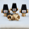 thumbnail image 2 of Válvula termostática de mezcla de latón Válvula termostática para calentador de agua solar Válvula mezcladora para calefacción por suelo radiante, 2 of 5