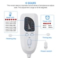 thumbnail image 2 of Xingzhi Home Office Portable Winter Adjustable Electric Heating Pad Bedroom Leg Belly Feet Warming Mat Heater Blanket 60x30cm, 2 of 5