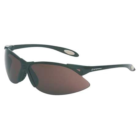 North Eye & Face Protection A900 Series Eyewear, TSR Gray Lens, Polycarbonate, Hard Coat, Black