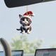 thumbnail image 3 of Coche Decoraciones de Navidad Navidad Creativo Gatito Coche Colgante Mochila Colgante, 3 of 5