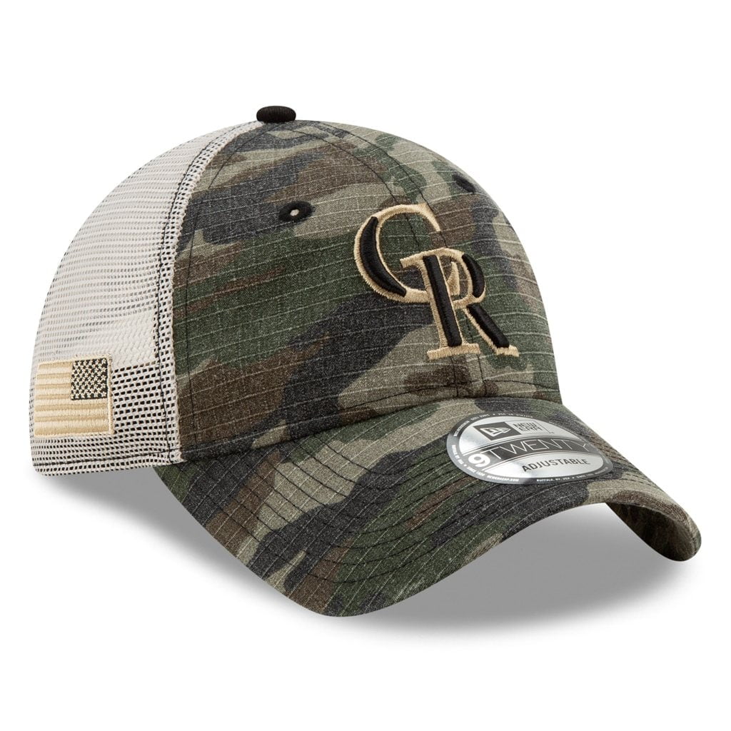 Men's New Era Camo Colorado Rockies 