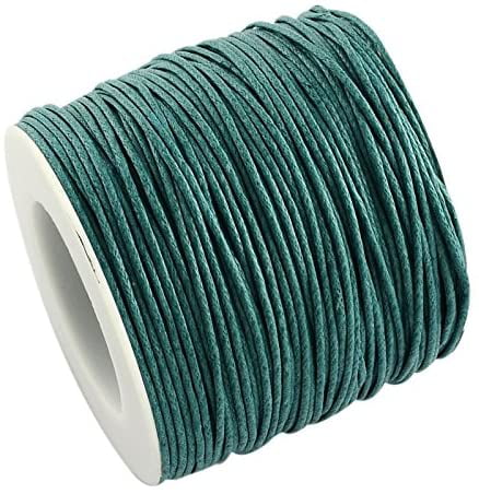 100Yards Waxed Cotton Cord String Thread Rope Jewelry DIY Craft Jewelry 1mm New 